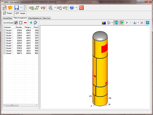 Materials Take-Off software environment